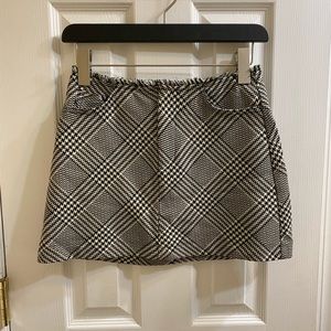 Zara Trafaluc Collection plaid skirt XS